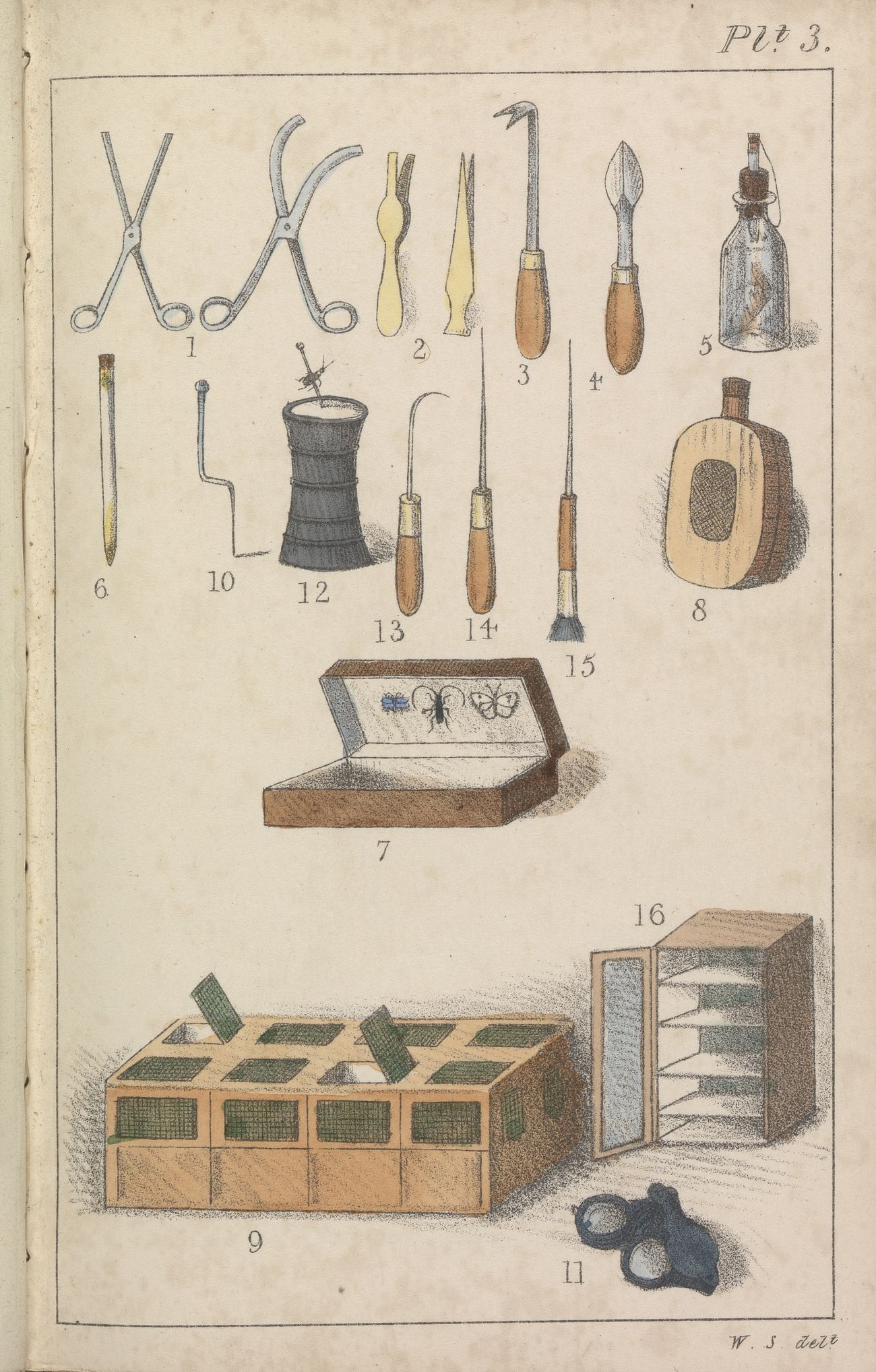 Photo of vintage catalog page, vintage tool catalog. 